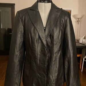 East 5th Women's Black Leather Jacket